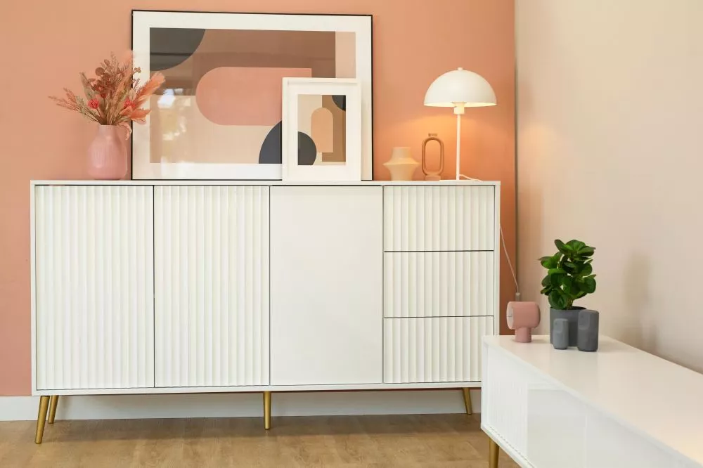Kumode Barcelona K3D3S · Balts · 180 × 40 × 98 cm