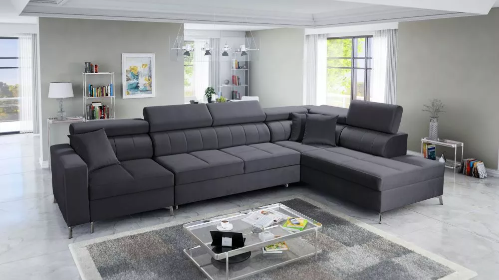 Dīvāns Side 10 Mini Standard · Antracīts · 217 × 332 × 83 cm