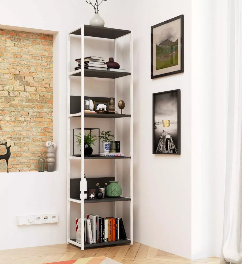 Plaukts Loft White · Pelēks · 50 × 192 × 32 cm