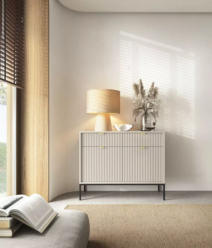 Kumode Nova KSZ-104 · Gaiši bēšs · 104 × 39 × 83 cm