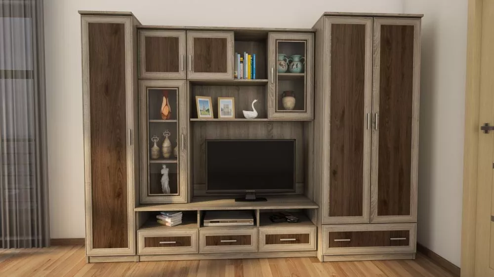 Sekcija Bosman Korpusa krāsa: gaiša sonoma, · 270 × 53 × 200 cm
