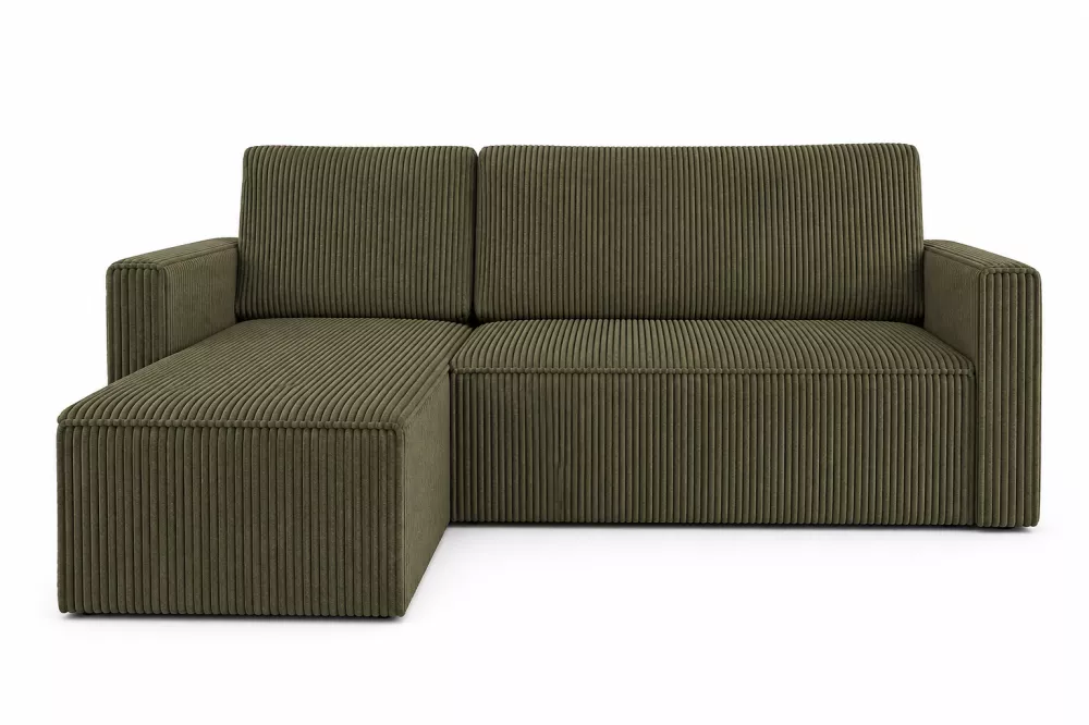 Dīvāns Verona L Standard · Olīvu · 145 × 235 × 80 cm