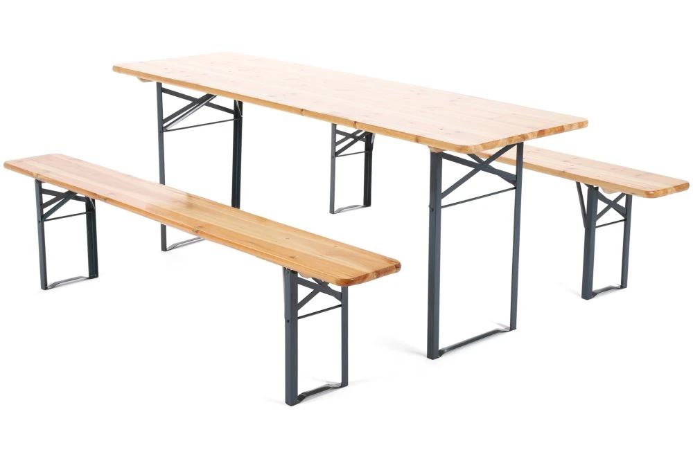 Galds Picnic 200 Galda virsmas biezums: 2.5 cm, · 60 × 200 × 75 cm