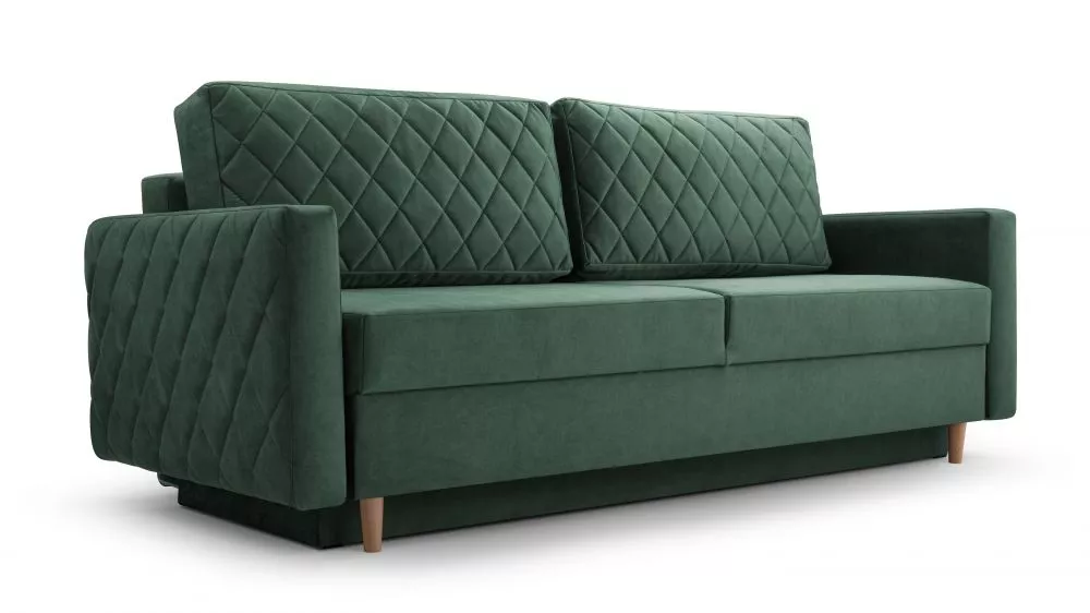 Dīvāns Lenola Standard · Zaļš · 94 × 215 × 100 cm