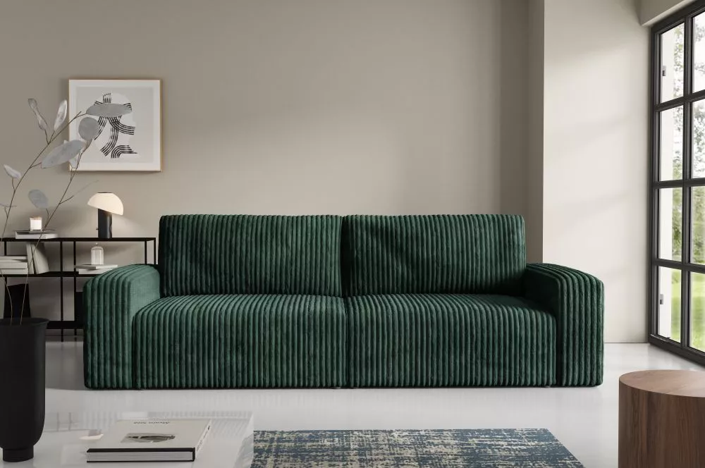 Dīvāns Bergamo Sofa Tilia standard · Zaļš · 105 × 252 × 70 cm