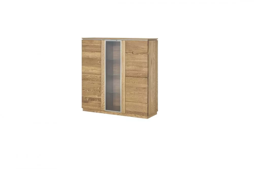 Kumode Montenegro 48 ar LED · Ozols rustikal · 120 × 42 × 125 cm