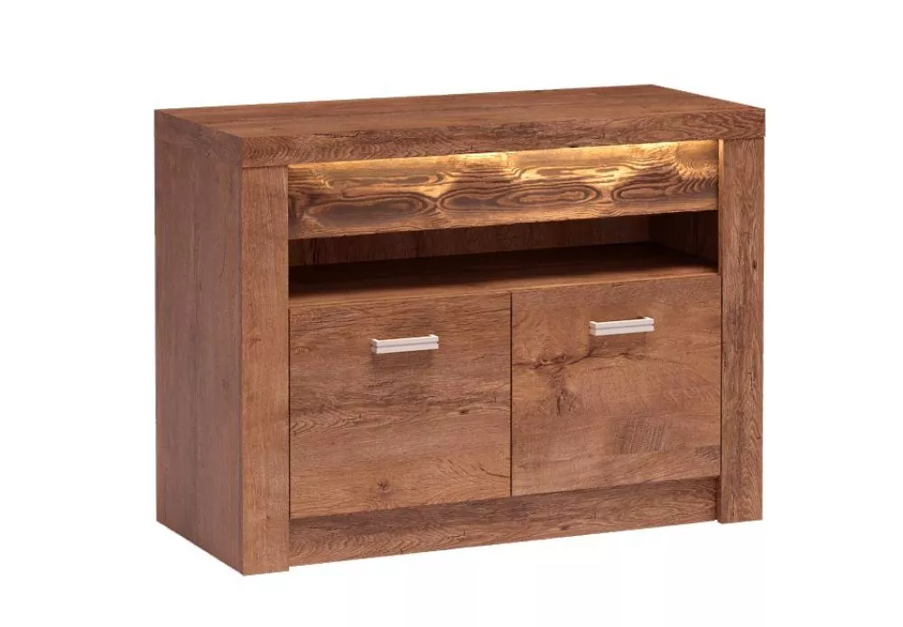 TV tumba Indianapolis I10 · Gaišais osis · 96 × 42 × 72.5 cm
