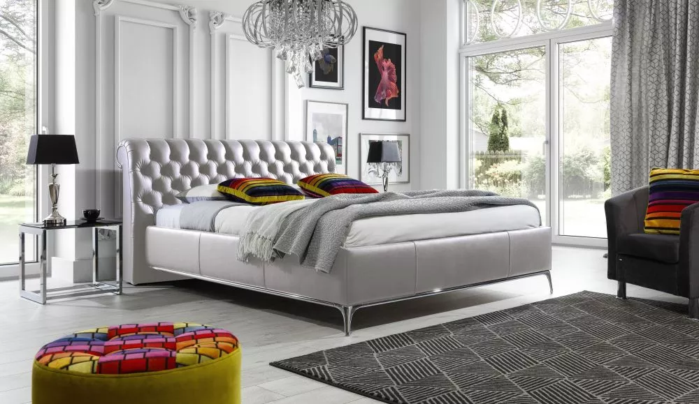 Gulta Mars 100 Premium Standard ar stelāžu Guļamvietas platums: 140 cm, Guļamvietas garums: 200 cm, stelāžas tips: Elast