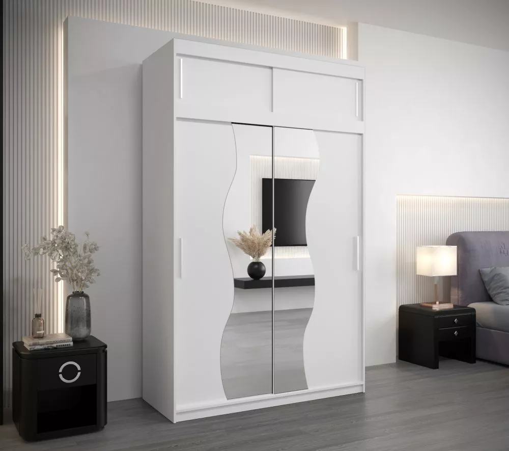 Skapis Madryt Plus · Balts · 150 × 62 × 240 cm