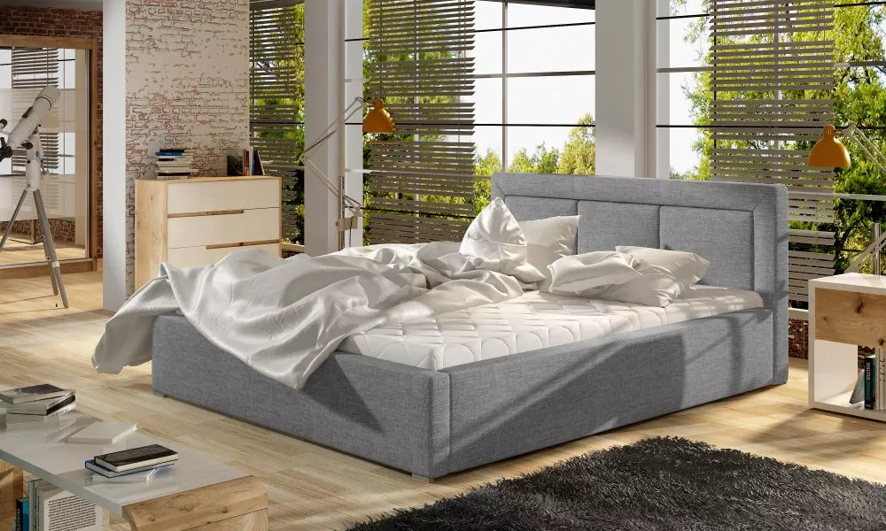 Gulta Belluno standard ar stelāžu Guļamvietas platums: 140 cm, Guļamvietas garums: 200 cm, stelāžas tips: metāla, · Pelē
