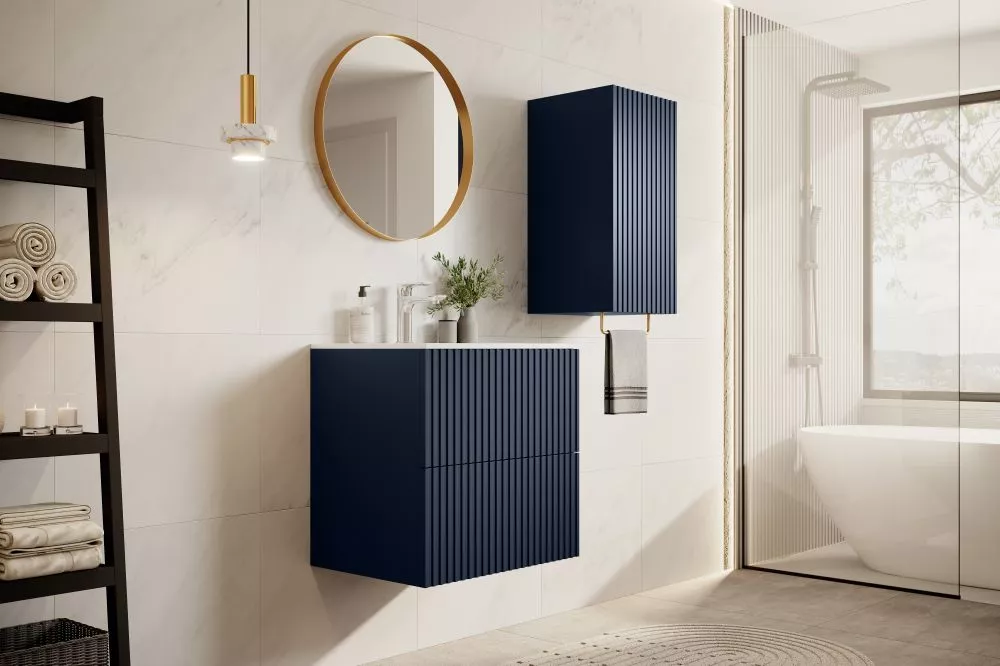 Vannas istabas komplekts Nicole Set 1 · Zila · 130 × 100 × 45 cm