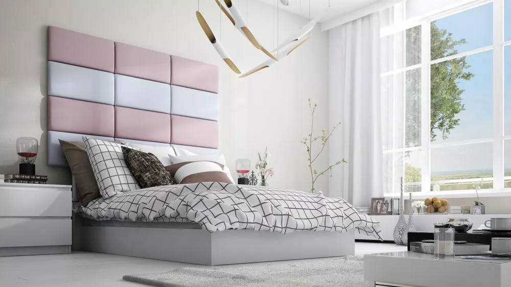 Panelis Wall Set 3,5 cm · Rozā + gaiši zils · 180 × 120 cm