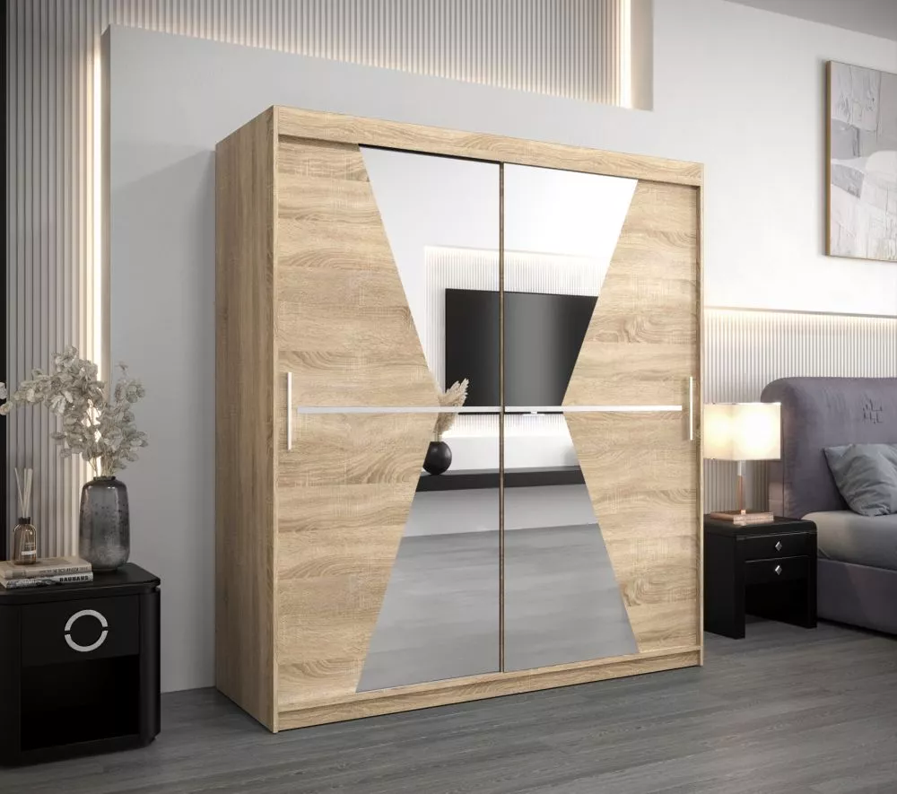 Skapis Maroko Classic · Sonoma · 180 × 62 × 200 cm