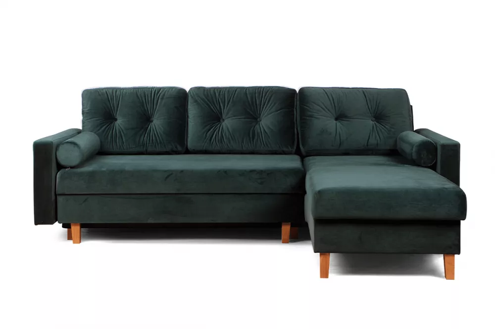 Dīvāns Eriso Comfort Standard · Tumši zaļš · 183 × 240 × 75 cm