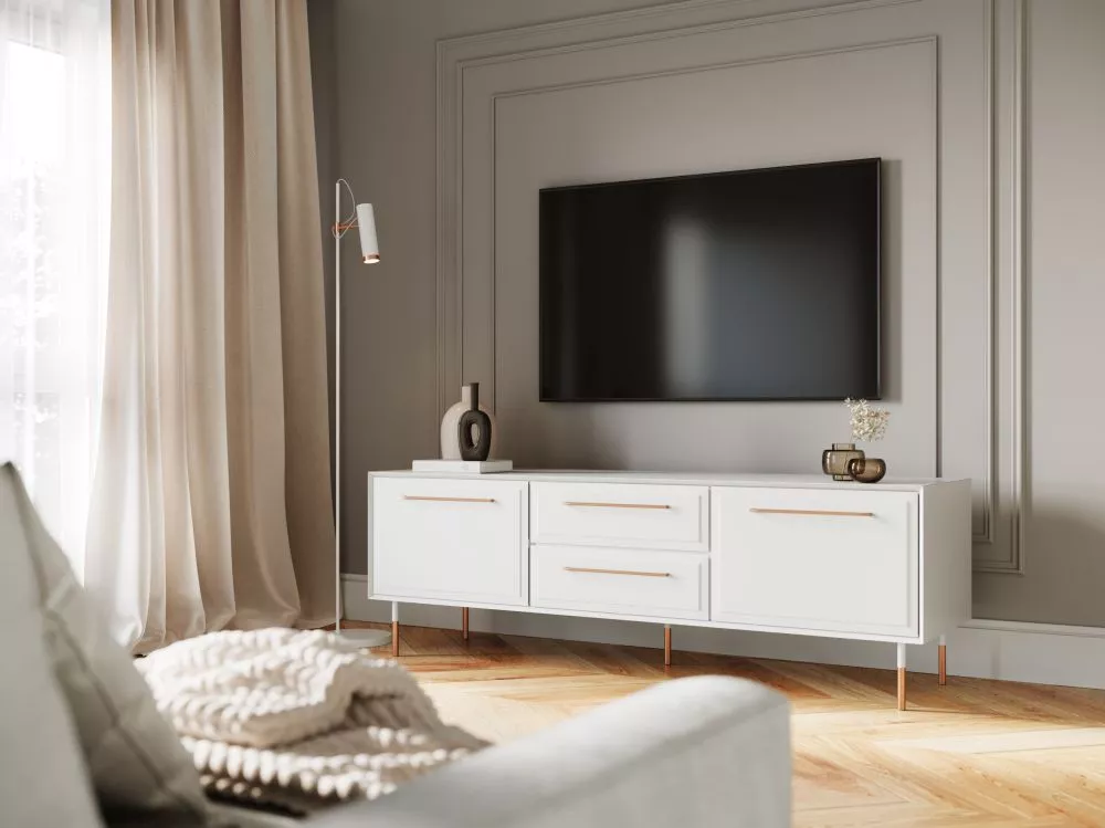 TV tumba Rosa Bianca PLROS02 · 177 × 49 × 59 cm