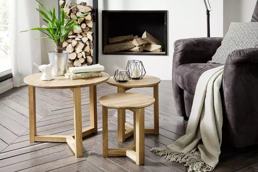 Žurnālgalds Faye Set · Ozols · 42 cm