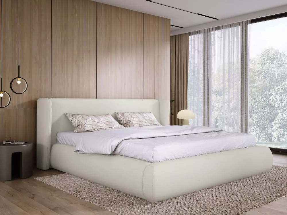 Gulta Messina ar stelāžu Guļamvietas platums: 160 cm, Guļamvietas garums: 200 cm, stelāžas tips: metāla, · 210 × 222 × 1