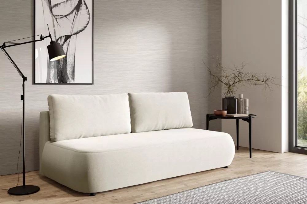 Dīvāns Avilla S standard · Gaišais krēms · 106 × 210 × 82 cm