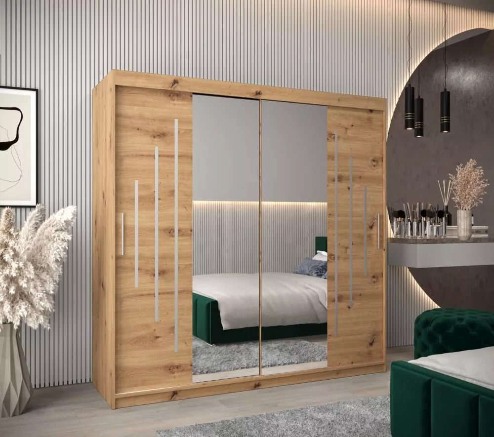 Skapis York 1 · Ozols artisan · 200 × 62 × 200 cm