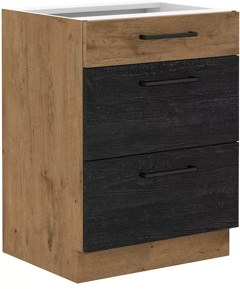 Virtuves skapis Vigo Dark D 3S BB