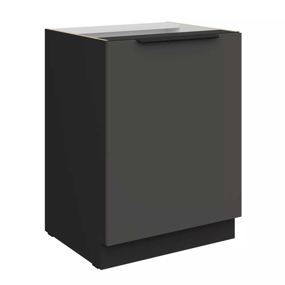 Virtuves skapis Aria Graphite 60 D 1F BB