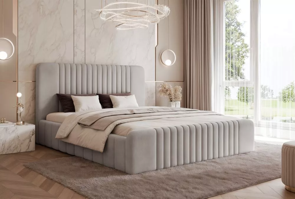 Gulta Rimini Standard ar stelāžām Guļamvietas platums: 120 cm, Guļamvietas garums: 200 cm, stelāžas tips: koka, · Gaiši 