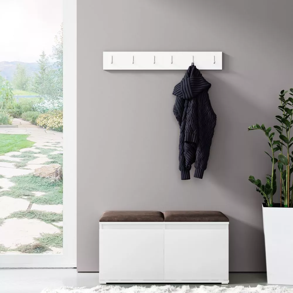 Apavu plaukts Emi 5 Trinity Korpusa krāsa: balts, · 100 × 40 cm
