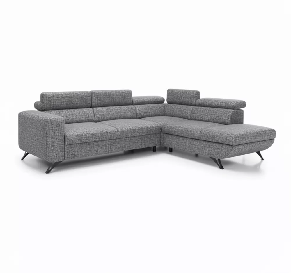 Dīvāns Arratta standard · Pelēks · 225 × 265 × 76 cm
