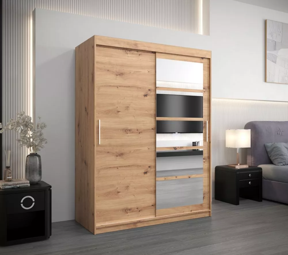 Skapis Roma 1 · Ozols artisan · 150 × 62 × 200 cm