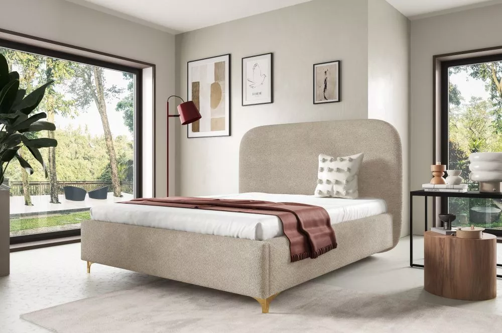 Gulta Luna Comfort standard ar stelāžu Guļamvietas platums: 160 cm, Guļamvietas garums: 200 cm, stelāžas tips: metāla, ·