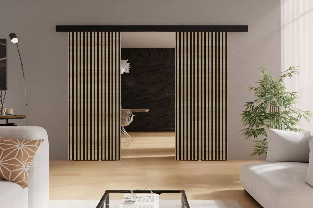 Bīdāmās durvis Belmo Duo · Sonoma · 192 × 205 cm