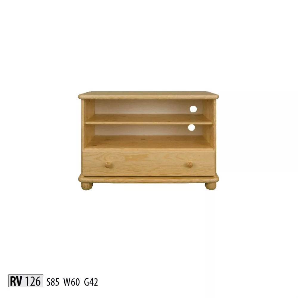 TV tumba RV 126 · Priede · 60 × 45 × 60 cm