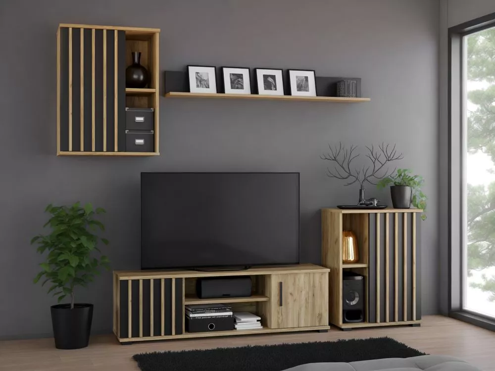 Sekcija Montana Set 1 Korpusa krāsa: ozols craft, · 230 × 37 cm