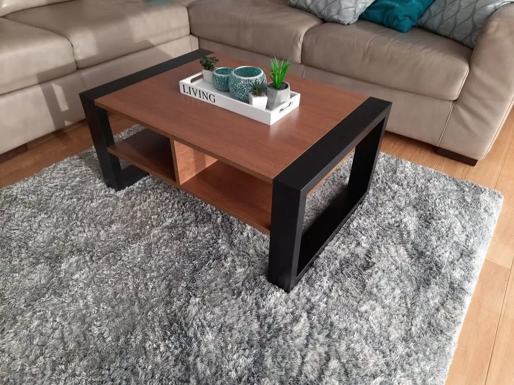 Žurnālgalds K1 · Tumšais ozols · 86 × 60 × 40 cm