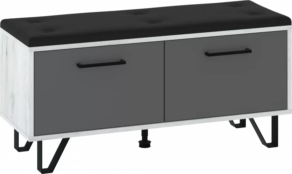 Apavu plaukts Boss BOS-15 Korpusa krāsa: ozols craft balts, · 100 × 48 × 39 cm