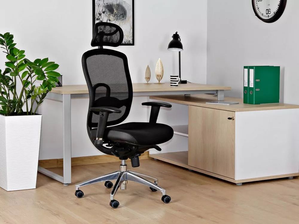 Datorkrēsls Vip Sēdvietas platums: 48 cm, · Melns · 54 × 50 × 123 cm