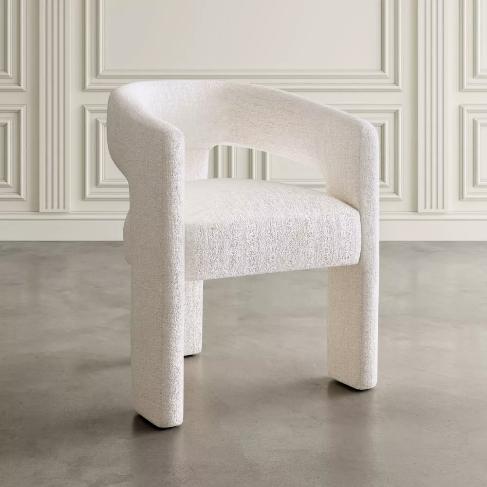 Krēsls Leith LET71 · Gaiši bēšs · 75 × 58.5 × 56 cm