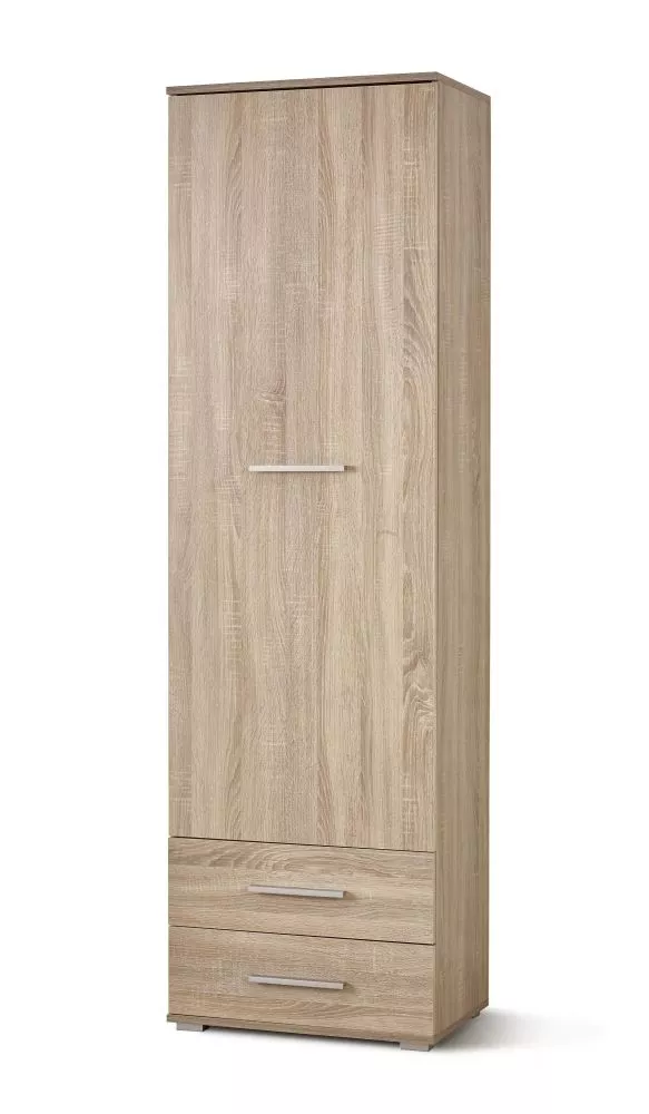 Grāmatu skapis Lima REG-1 Korpusa krāsa: sonoma, Elementu krāsa: sonoma, · 60 × 40 × 200 cm
