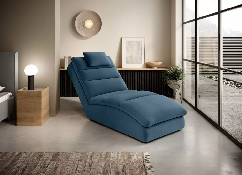 Mīksts krēsls Taco Standard Sēdvietas dziļums: 117 cm, · Zils · 85 × 170 × 95 cm