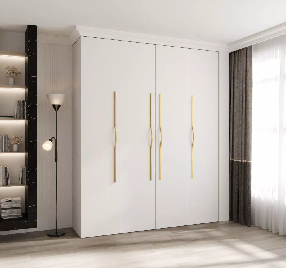 Skapis Como 2 · Balts · 200 × 50 × 245.5 cm