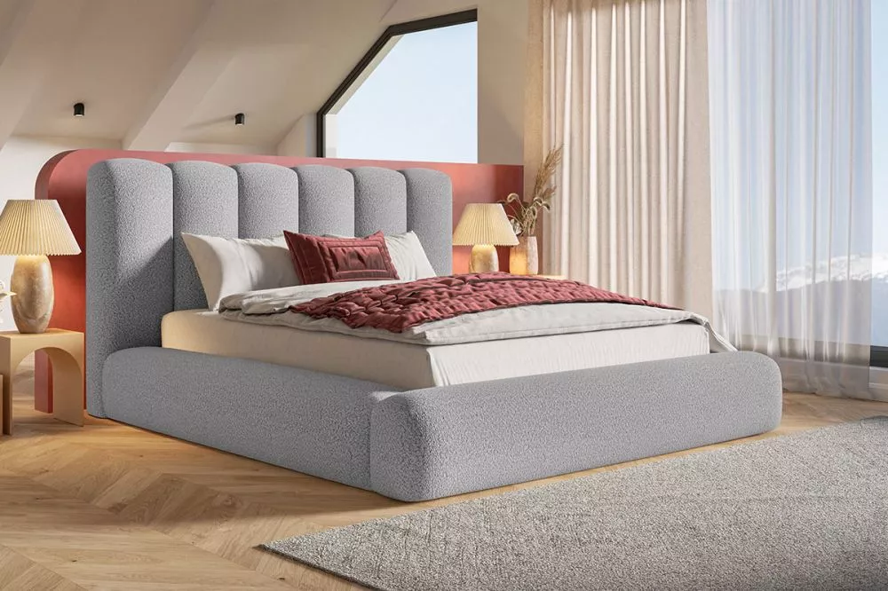 Gulta Premium 3 Standard ar stelāžu Guļamvietas platums: 160 cm, Guļamvietas garums: 200 cm, stelāžas tips: koka, · Pelē
