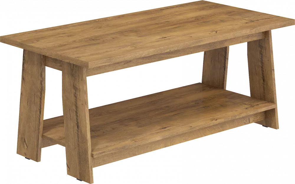 Žurnālgalds Rack RAC 02 · Ozols burgund · 120 × 60 × 50 cm