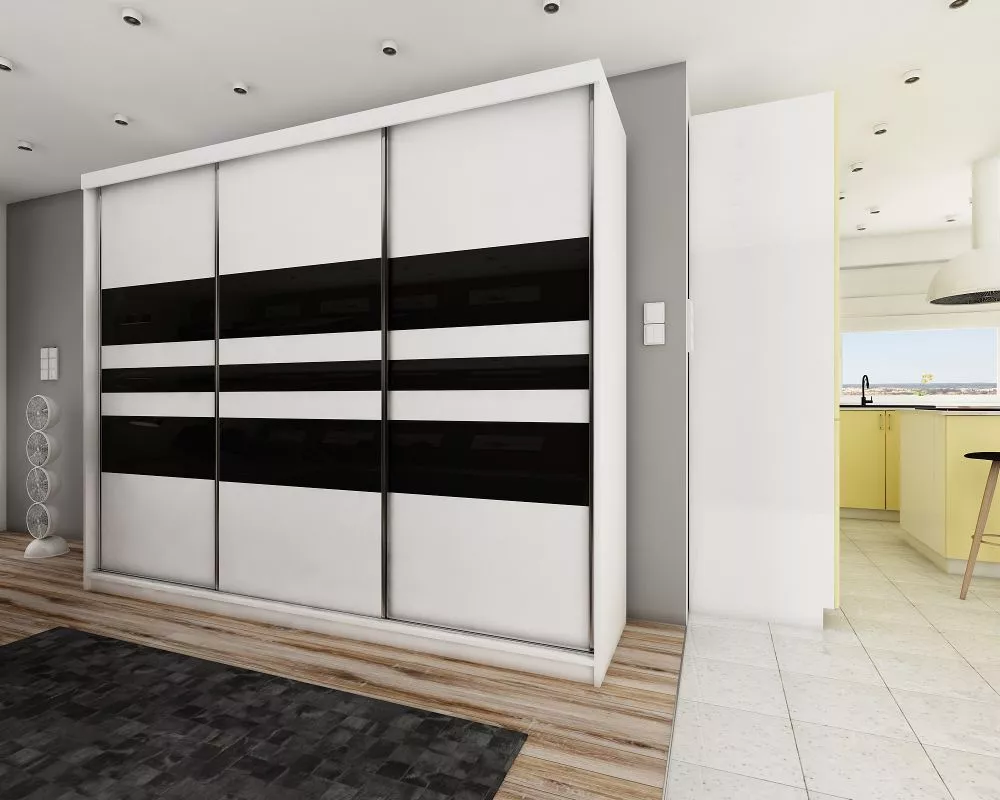 Skapis Top 17 ar LED · Balts · 250 × 62 × 200 cm