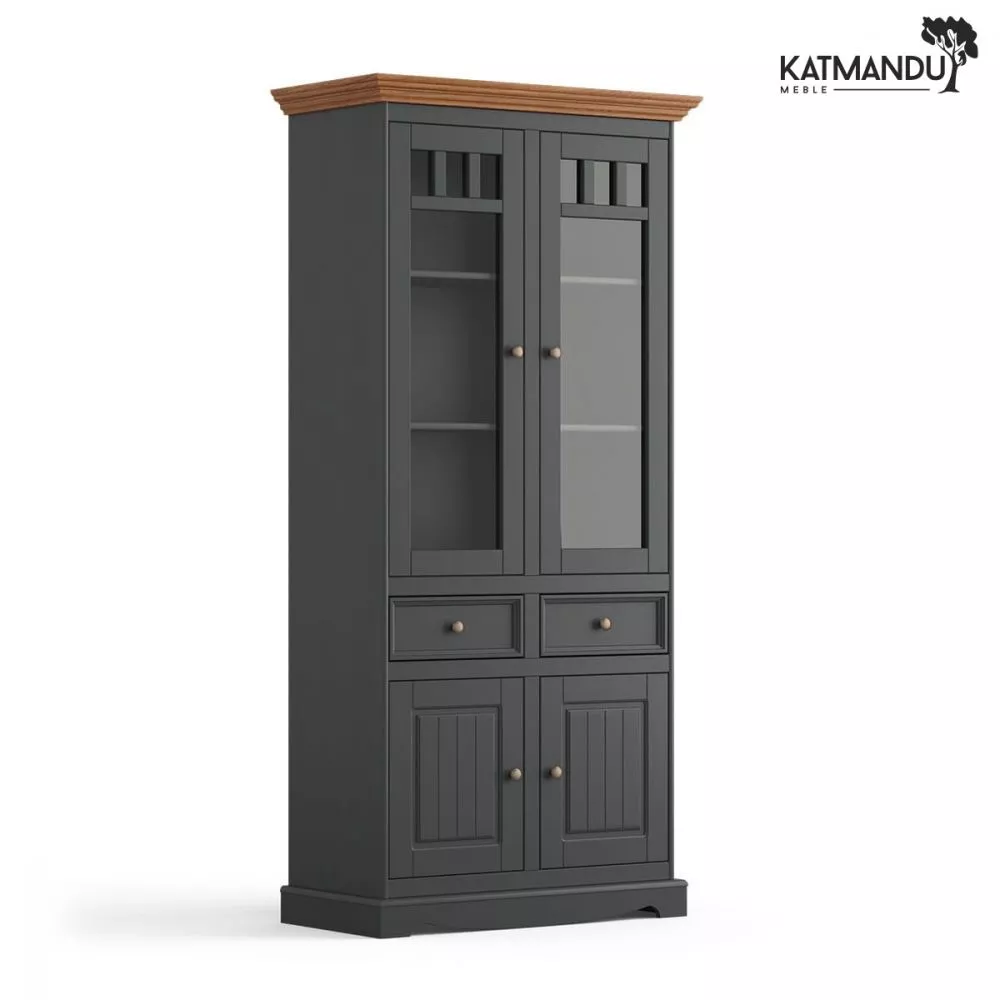 Plaukts Belluno Elegante Witryna 2D · 90 × 190 × 45 cm