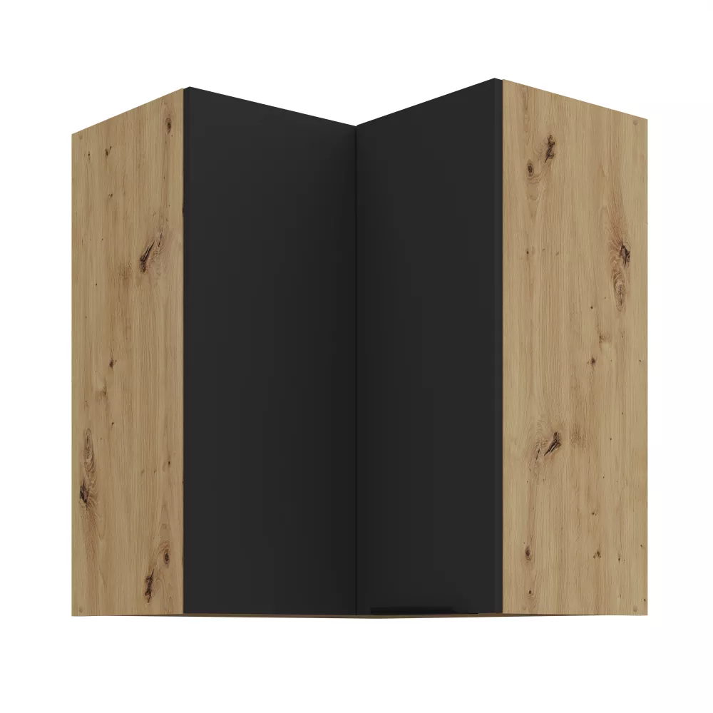 Virtuves skapis Aria Black 60x60 GN-72 2F