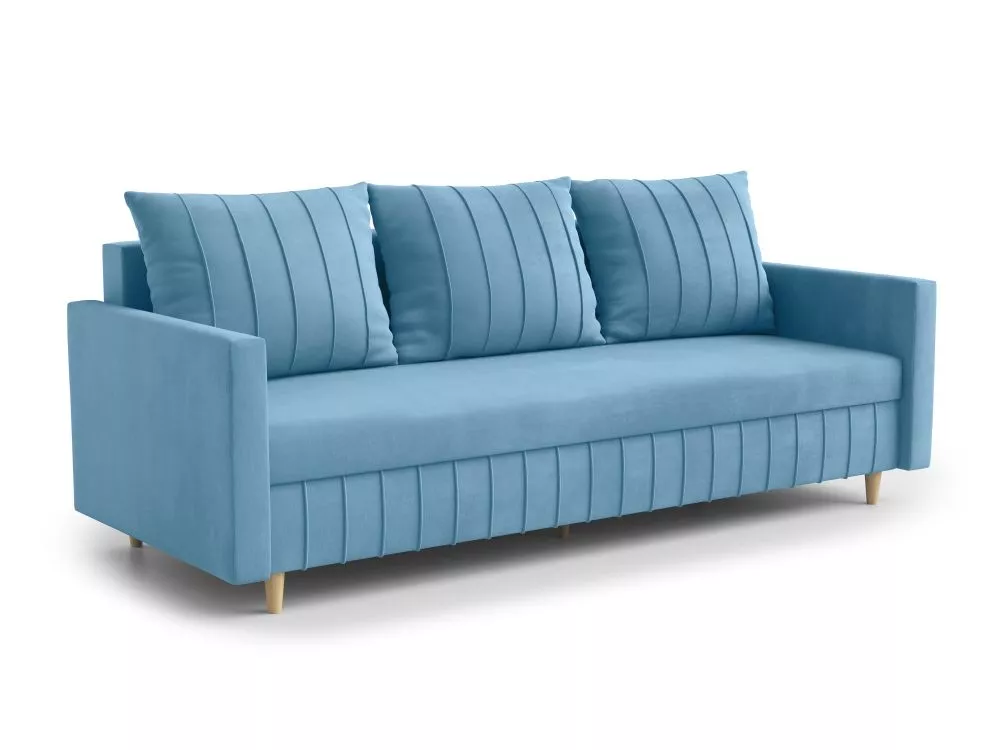 Dīvāns Faro Sofa Standard · Gaiši zils · 90 × 224 × 98 cm
