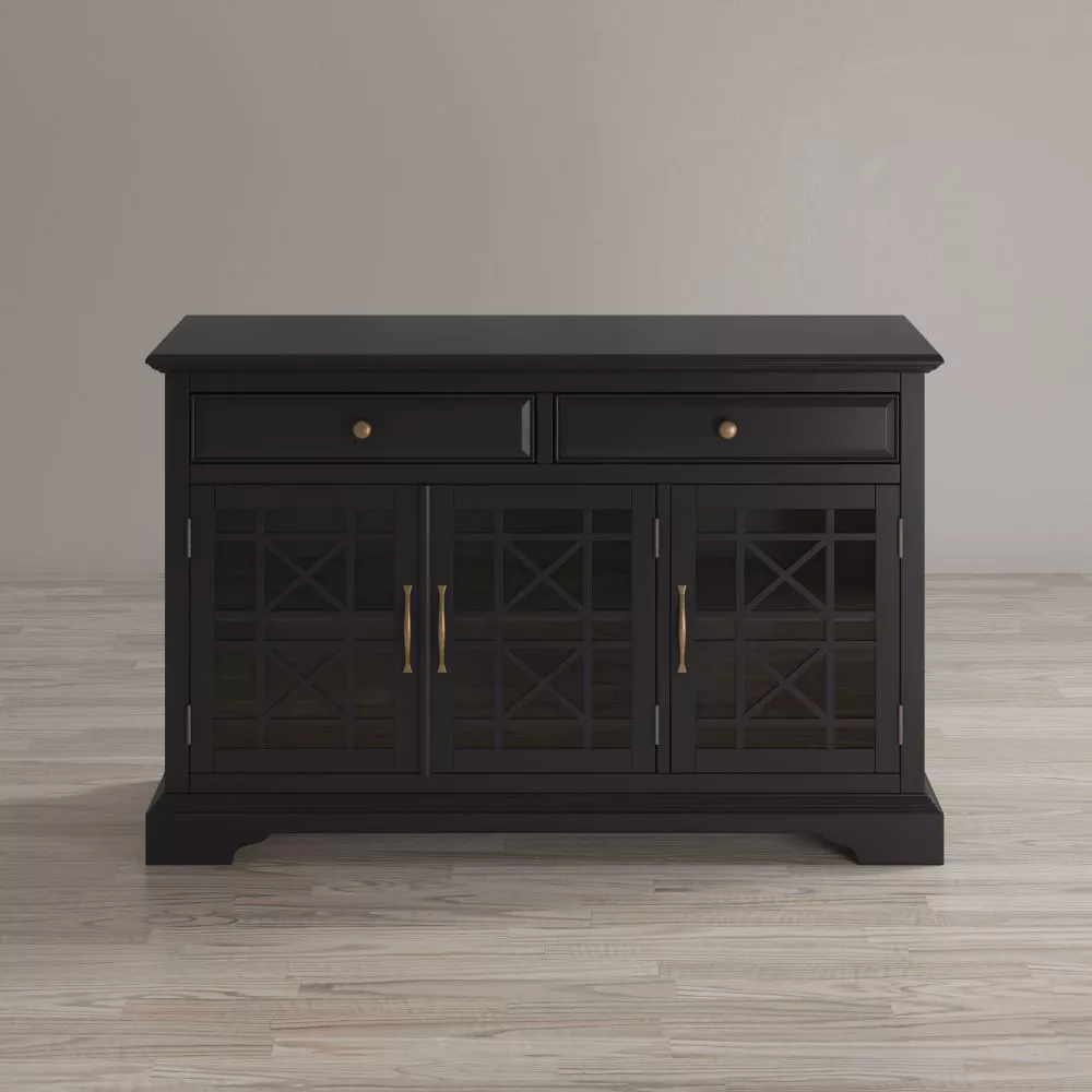Kumode Avola AV275-50 · Melns · 127 × 49 × 82 cm