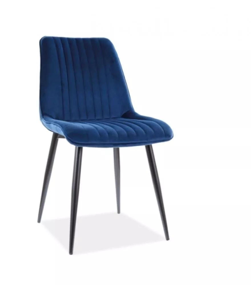 Krēsls Kim Velvet · Zila · 88 × 47 × 42 cm