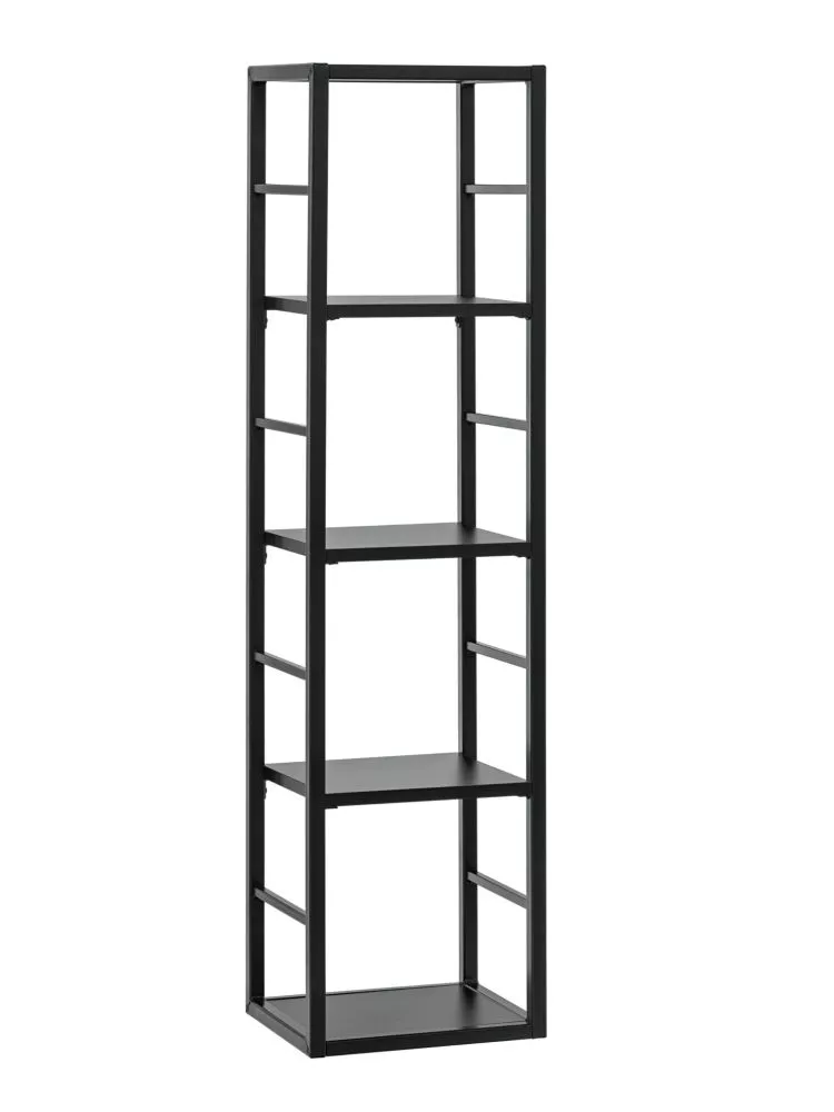 Plaukts Switch RM 2 · Melns · 30 × 118 × 25 cm