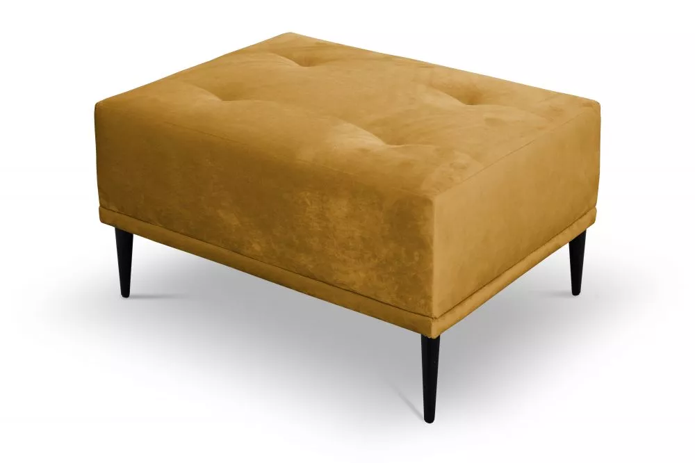 Pufs Rapallo P Standard Auduma numurs: Tiffany 08, · Dzeltens · 83 × 43 × 63 cm